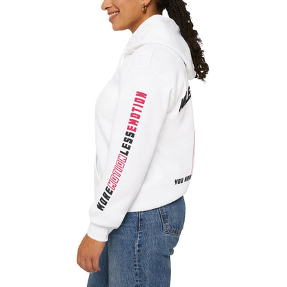 PINK Lettered "Checklist" Heavy Blend™ Hooded Sweatshirt