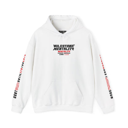 RED Lettered "Checklist" Heavy Blend™ Hooded Sweatshirt