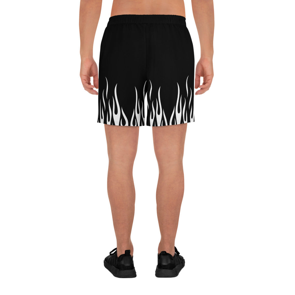 Men's "Flames" Recycled Athletic Shorts