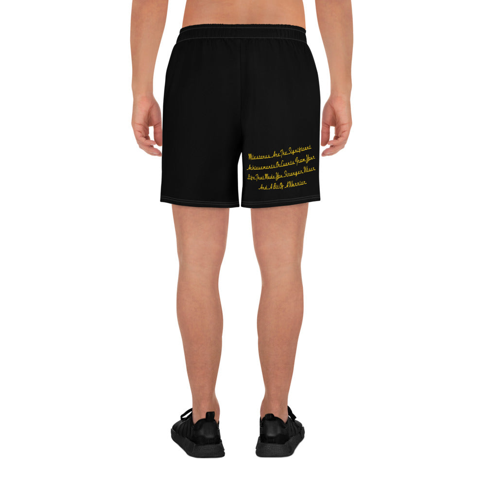 Men's Black Dark Fire Set Recycled Athletic Shorts