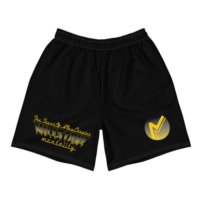 Men's Black Dark Fire Set Recycled Athletic Shorts