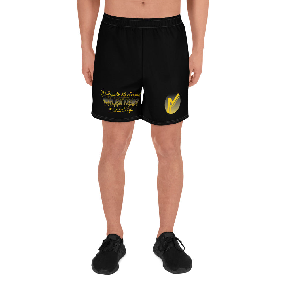 Men's Black Dark Fire Set Recycled Athletic Shorts