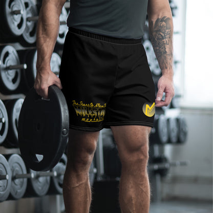 Men's Black Dark Fire Set Recycled Athletic Shorts