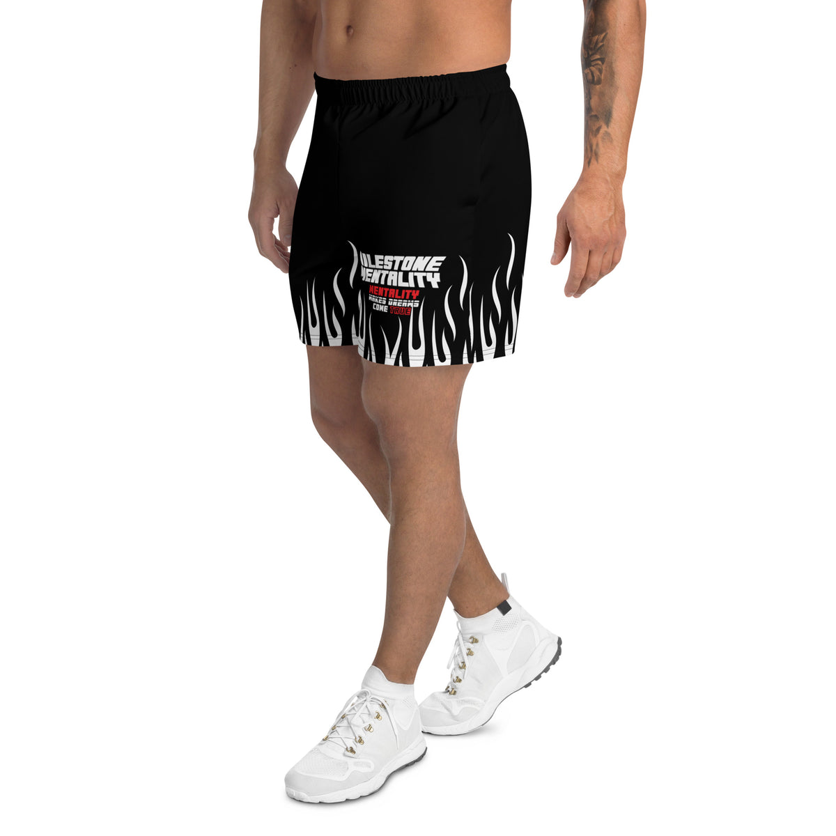 Men's "Flames" Recycled Athletic Shorts