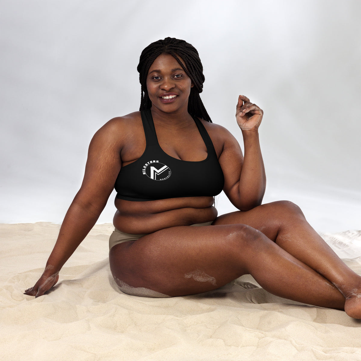 MILESTONE MENTALITY Padded Sports Bra