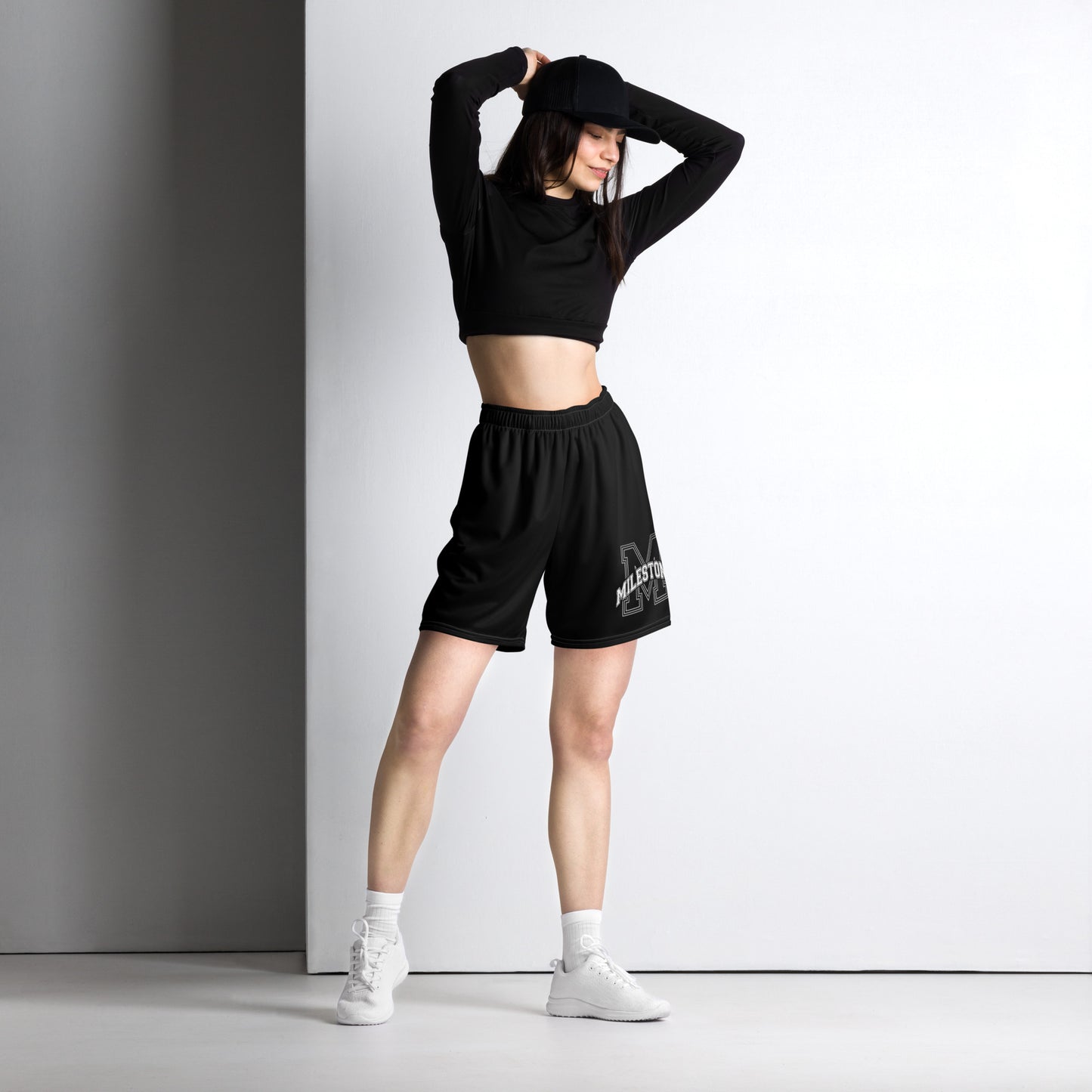 MILESTONE MENTALITY Unisex College Mesh Shorts