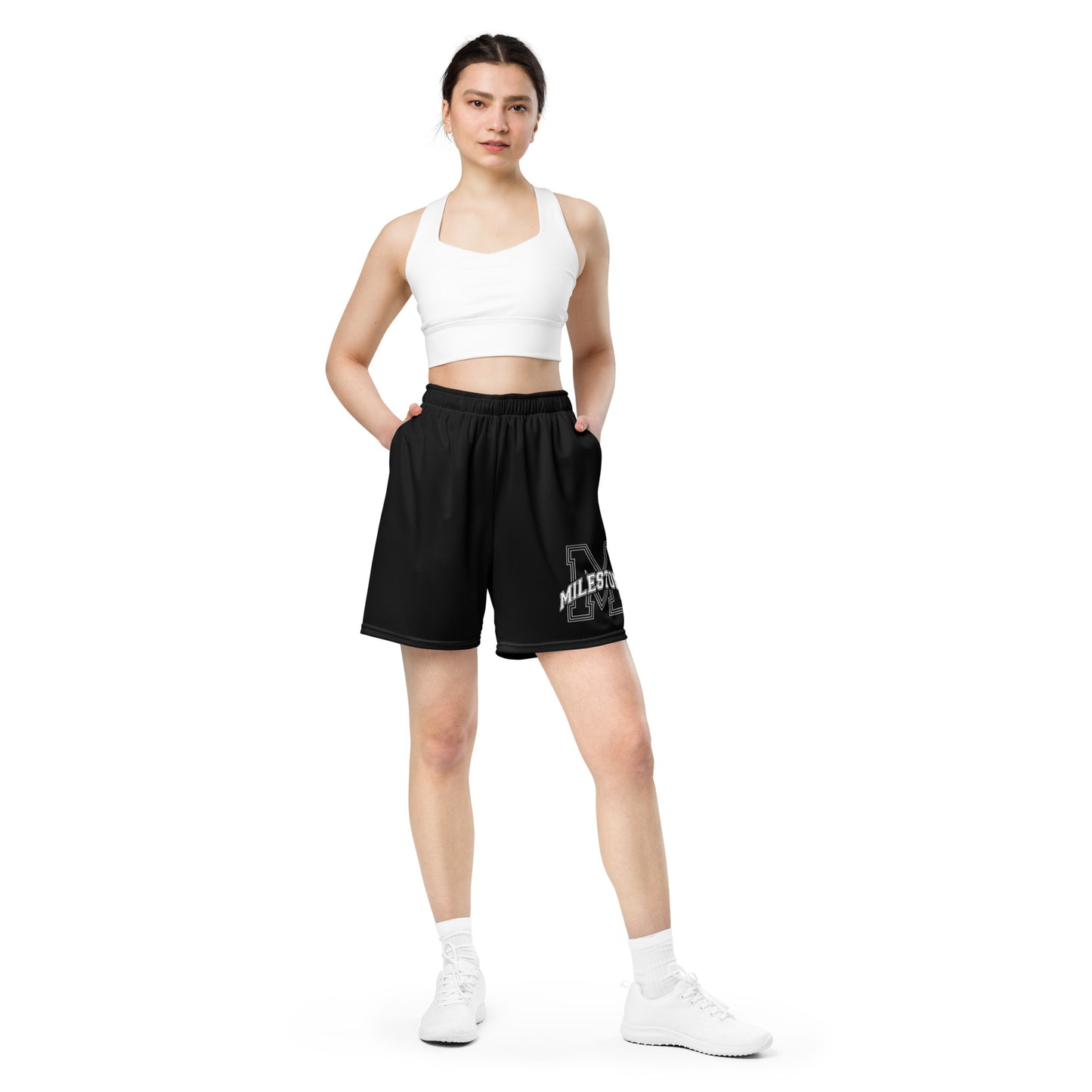 MILESTONE MENTALITY Unisex College Mesh Shorts