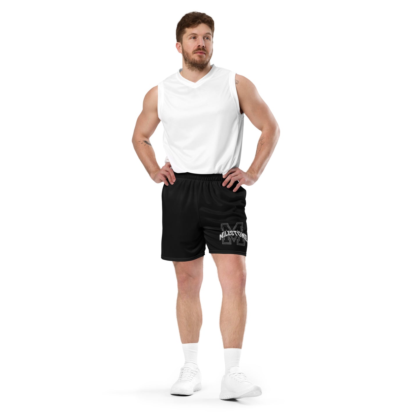 MILESTONE MENTALITY Unisex College Mesh Shorts