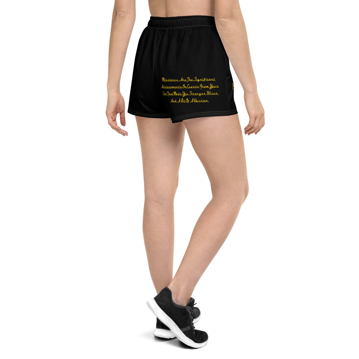 Women’s Black Dark Fire Set Recycled Athletic Shorts