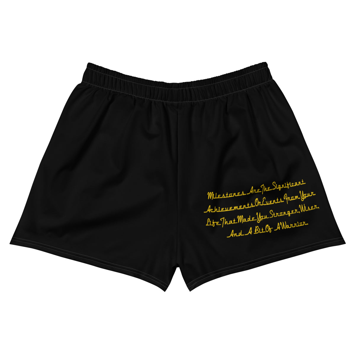 Women’s Black Dark Fire Set Recycled Athletic Shorts