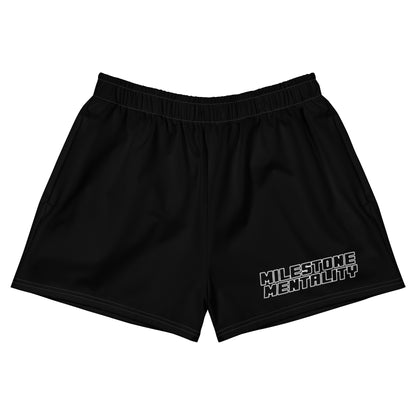 Women’s “Mentality Makes Dreams Come True” Athletic Shorts