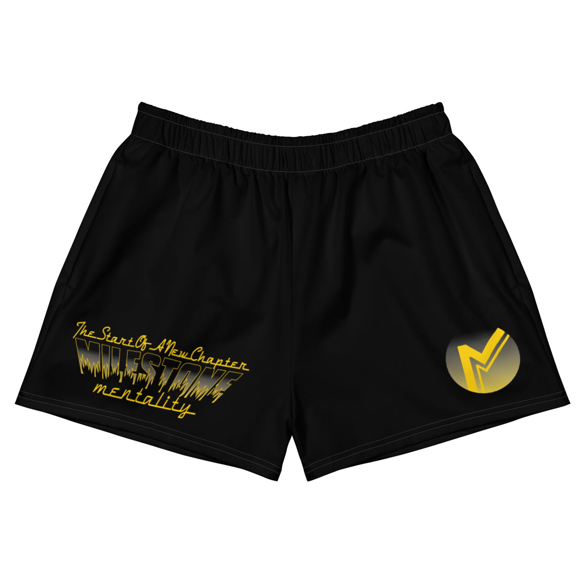 Women’s Black Dark Fire Set Recycled Athletic Shorts