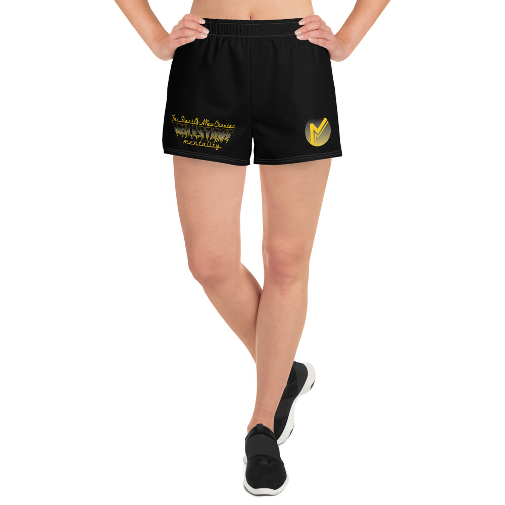 Women’s Black Dark Fire Set Recycled Athletic Shorts