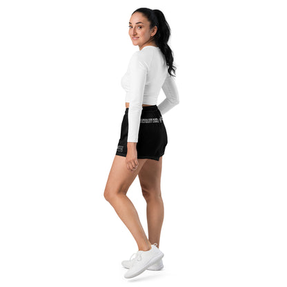 Women’s “Mentality Makes Dreams Come True” Athletic Shorts