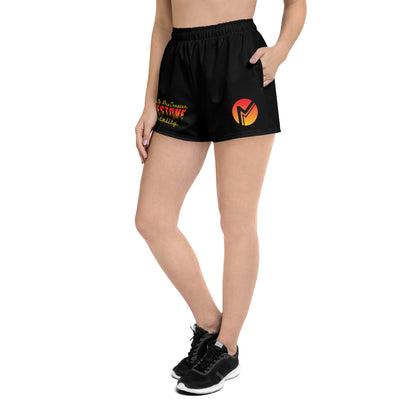 Women’s Black Fire Set Recycled Athletic Shorts