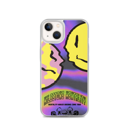 "Trippy Face" Clear Case