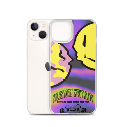 "Trippy Face" Clear Case