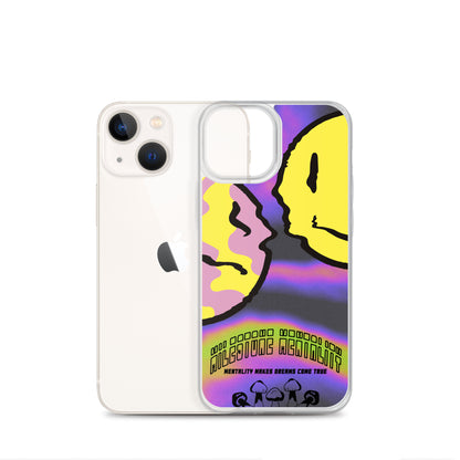 "Trippy Face" Clear Case