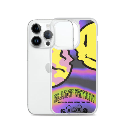 "Trippy Face" Clear Case