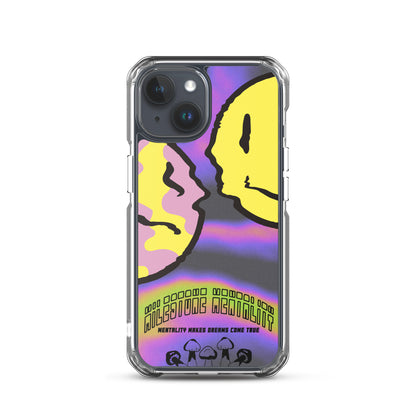 "Trippy Face" Clear Case