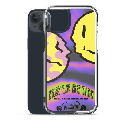 "Trippy Face" Clear Case