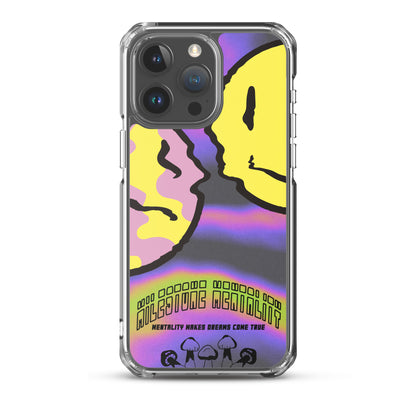 "Trippy Face" Clear Case