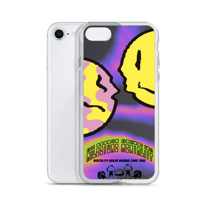 "Trippy Face" Clear Case