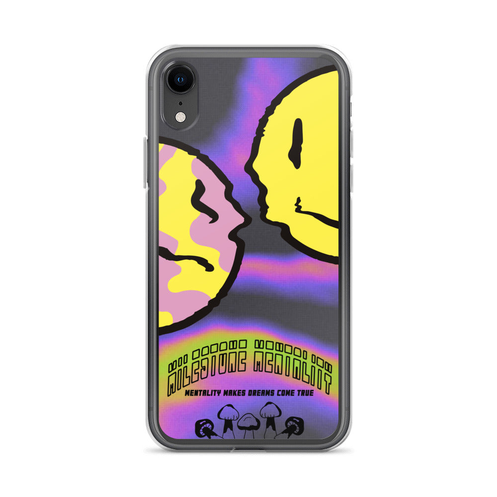 "Trippy Face" Clear Case