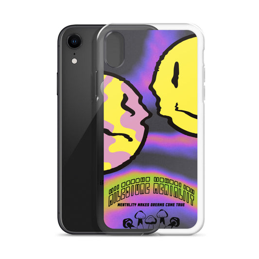 "Trippy Face" Clear Case