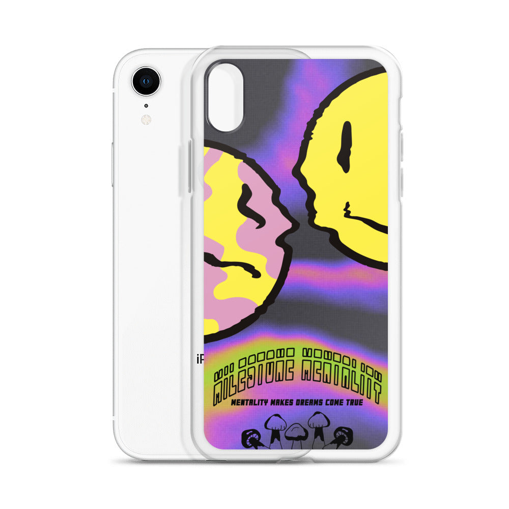 "Trippy Face" Clear Case