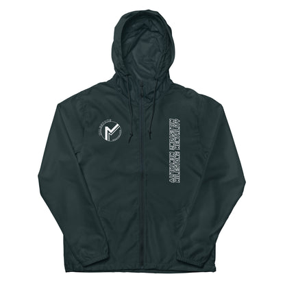 MILESTONE MENTALITY Lightweight Zip-Up Windbreaker