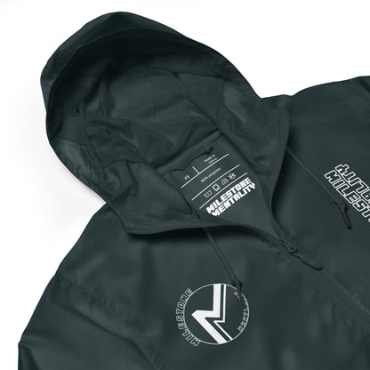 MILESTONE MENTALITY Lightweight Zip-Up Windbreaker