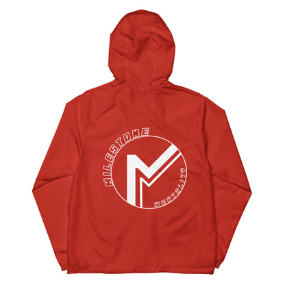 MILESTONE MENTALITY Lightweight Zip-Up Windbreaker